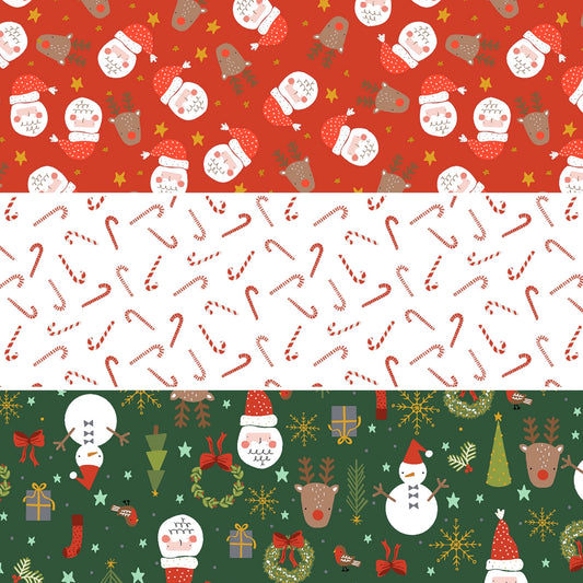 Christmas Lane Fat Quarter Bundle