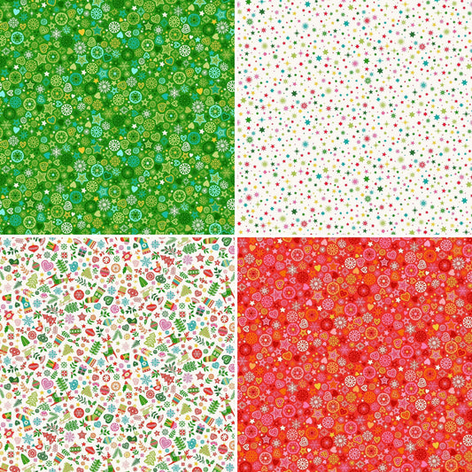 Christmas Brights Fat Quarter Bundle