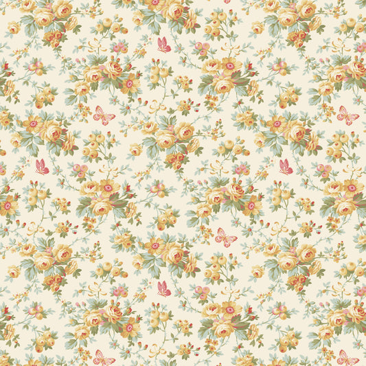 French Mill - Tiny Rose - White