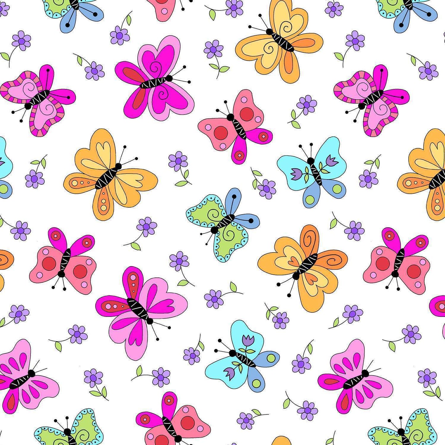 Flutter - Big Butterfly - White