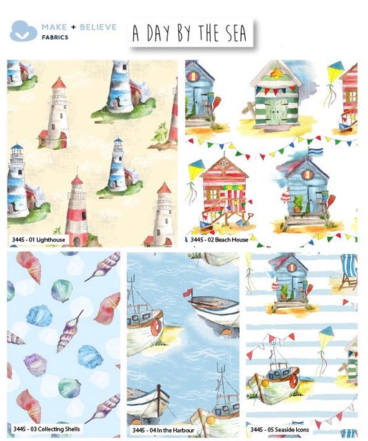 A Day By The Sea - Fat Quarter Bundle
