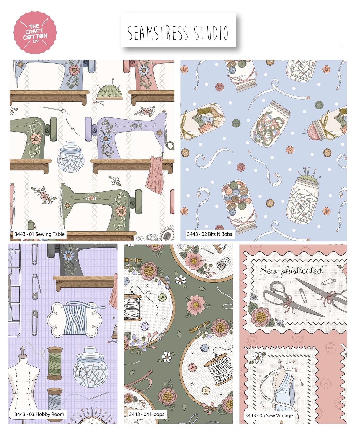 Seamstress Studio Fat Quarter Bundle