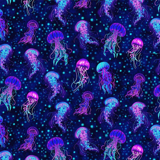 Electric Ocean - Bioluminescent Jellyfish