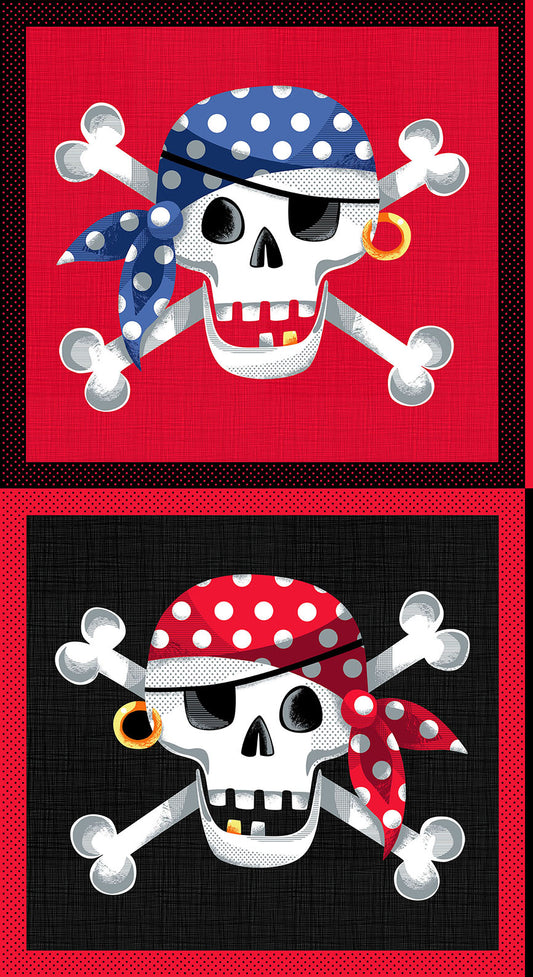 Skull and Crossbones Pirate Panel