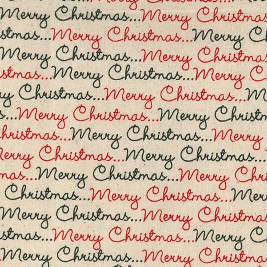 Scandi Merry Christmas Written Words