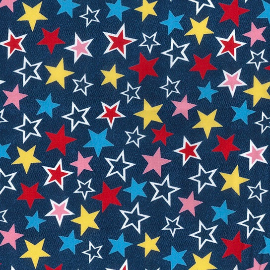 Coloured Stars - Dark Blue