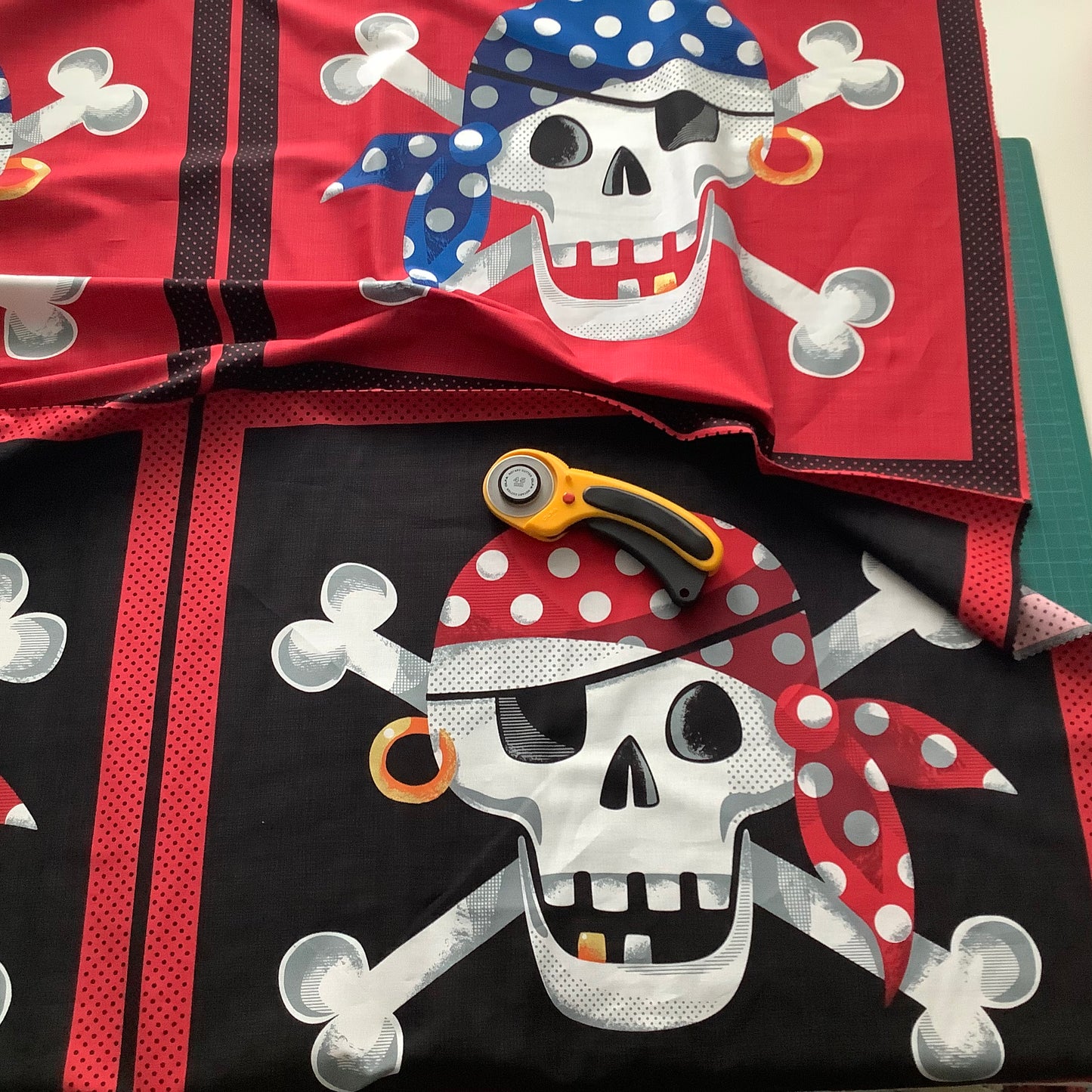 Skull and Crossbones Pirate Panel