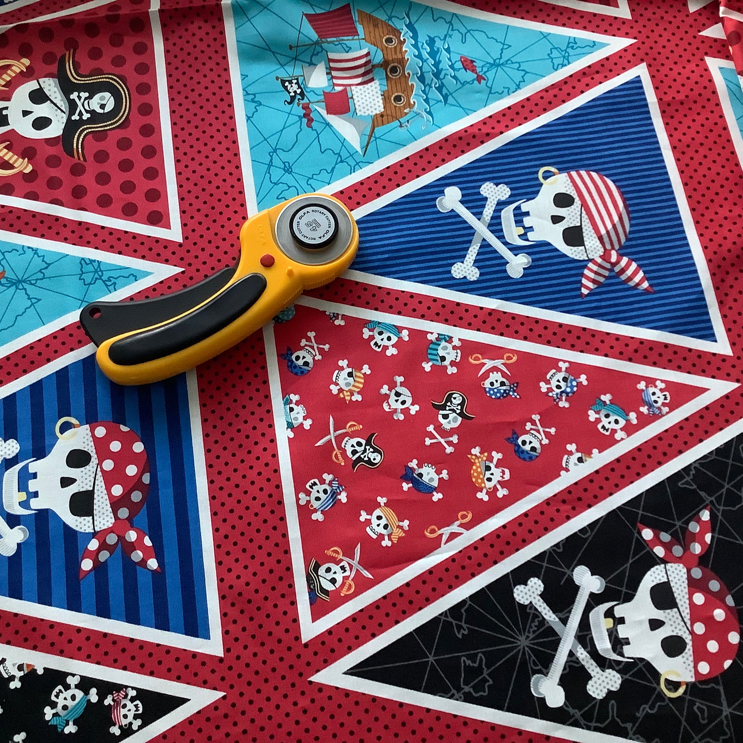 Pirate Bunting Panel