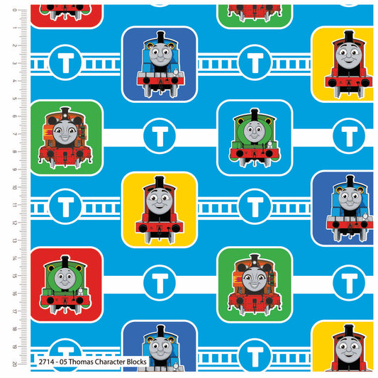 Remnant 72cm x 112cm Thomas Character Blocks