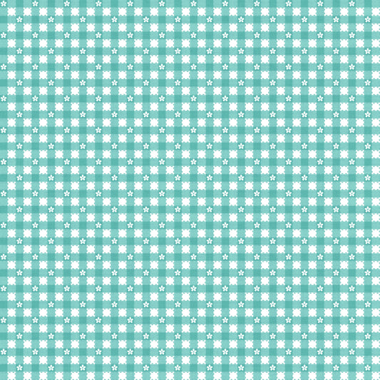 Summer Days - Turquoise Gingham