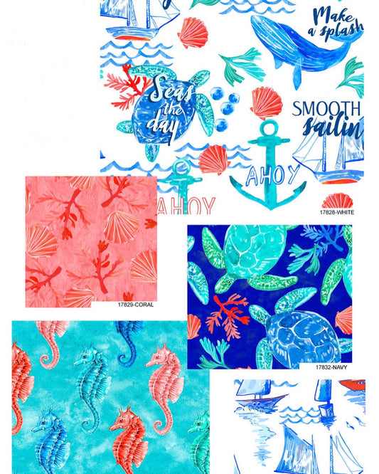 Seas The Day Fat Quarter Bundle