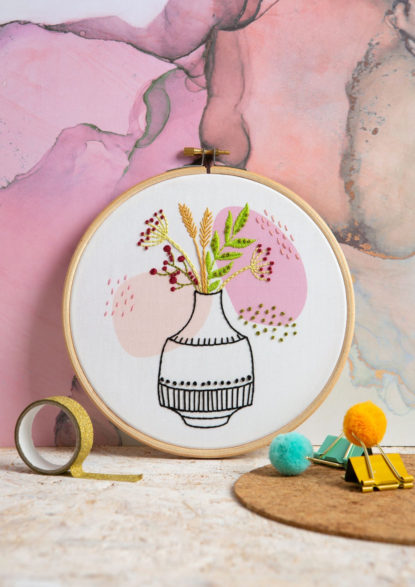 Meadow Stroll Embroidery Kit