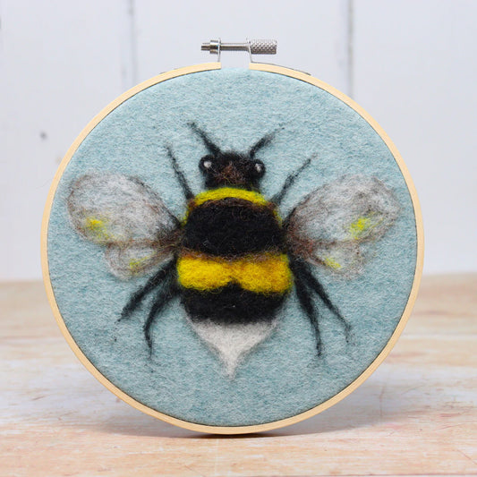 Bee In A Hoop Needle Felting Kit