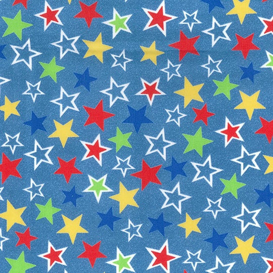 Coloured Stars - Blue