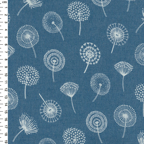 Cotton Denim Chambray - Seed Heads